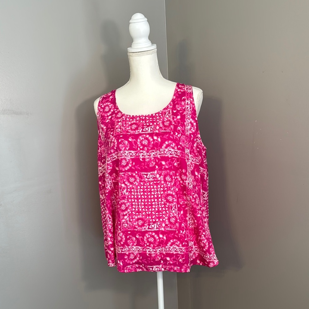 Pink Sleeveless Women's Top